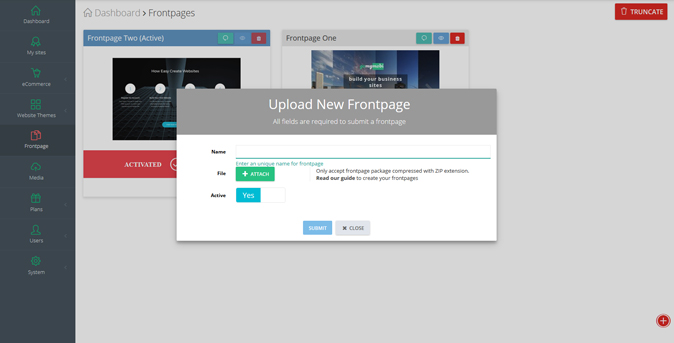 FrontPage를 업로드 / 편집하는 방법 - 단계 2