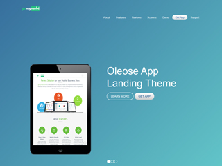 gomymobi.com - Theme: Oleose: App Landing Page